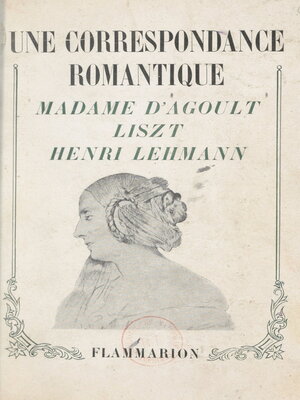 cover image of Une correspondance romantique